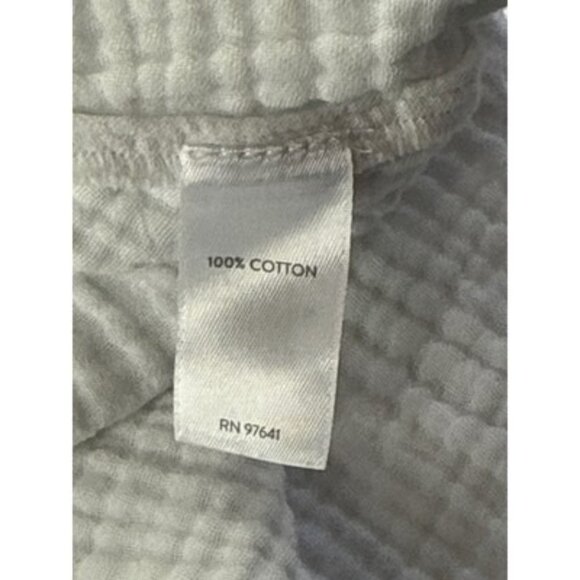 J. Jill Womens Petite Seersucker Skirt Size PS 100% Cotton Elastic Waist Made In - Picture 3 of 4